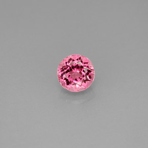 Tourmaline rose naturelle coupe roude, 0,72 ct, VVS-VS