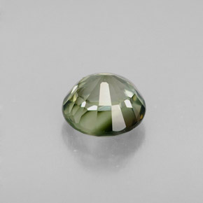 Tourmaline multicolore naturelle coupe roude, 1,13 ct, VS