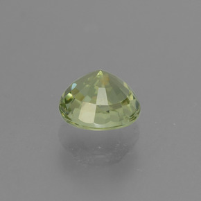 Tourmaline vert naturelle coupe roude, 0,82 ct, VVS-VS