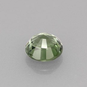 Tourmaline vert naturelle coupe roude, 1,20 ct, VVS