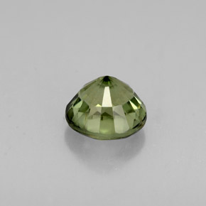 Tourmaline vert naturelle coupe roude, 0,94 ct, VS-SI