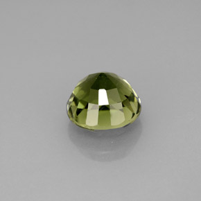 Tourmaline vert naturelle coupe roude, 1,88 ct, VVS-VS