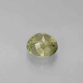 Tourmaline vert naturelle coupe roude, 1,74 ct, VVS