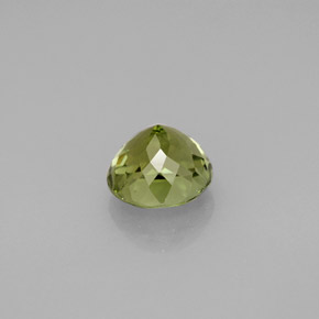 Tourmaline vert naturelle coupe roude, 1,41 ct, VVS
