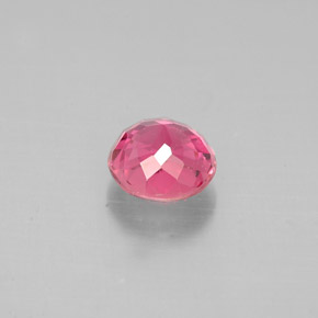 Tourmaline rose naturelle coupe roude, 0,85 ct, VVS-VS