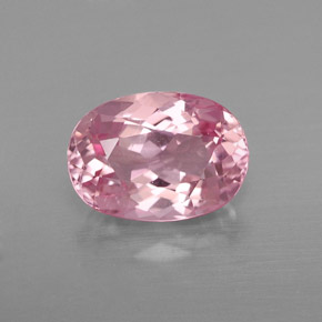 Tourmaline rose naturelle coupe ovale, 1,95 ct, VVS-VS