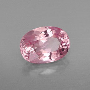 Tourmaline rose naturelle coupe ovale, 1,95 ct, VVS-VS