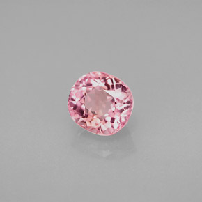 Tourmaline rose naturelle coupe coussin, 1,43 ct, VVS-VS