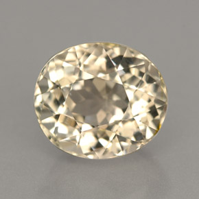 Tourmaline jaune naturelle coupe ovale, 2,79 ct, IF