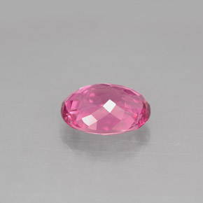Tourmaline rose naturelle coupe ovale, 1,61 ct, VS