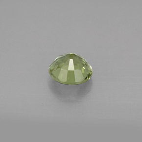 Tourmaline vert naturelle coupe roude, 1,03 ct, VVS-VS