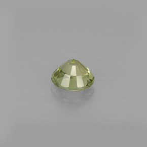 Tourmaline vert naturelle coupe roude, 0,81 ct, VVS-VS