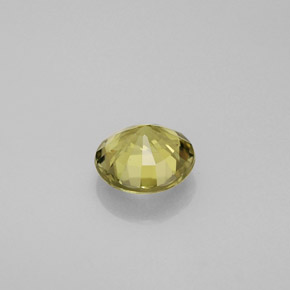 Tourmaline vert naturelle coupe roude, 0,71 ct, VS