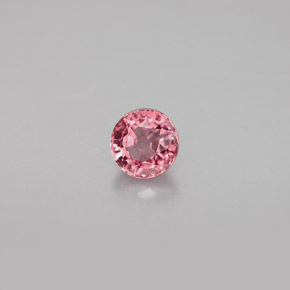 Tourmaline rose naturelle coupe roude, 0,75 ct, VS