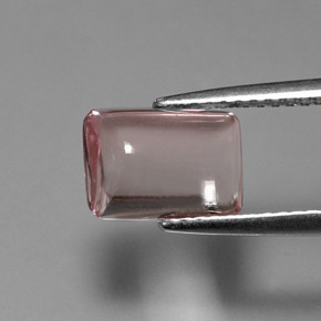 Tourmaline rose naturelle baguette, 2,63 ct, transparent