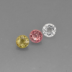 Achetez naturel ct multicolore tourmaline gems, coupe roude, en provenance mozambique chez gemselect. en stock, livraison internationale!