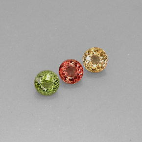 Achetez naturel ct multicolore tourmaline gems, coupe roude, en provenance mozambique chez gemselect. en stock, livraison internationale!