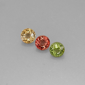 Achetez naturel ct multicolore tourmaline gems, coupe roude, en provenance mozambique chez gemselect. en stock, livraison internationale!