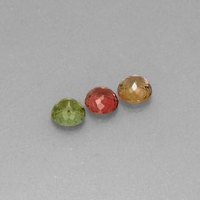 Achetez naturel ct multicolore tourmaline gems, coupe roude, en provenance mozambique chez gemselect. en stock, livraison internationale!