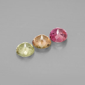 Achetez naturel ct multicolore tourmaline gems, coupe roude, en provenance mozambique chez gemselect. en stock, livraison internationale!