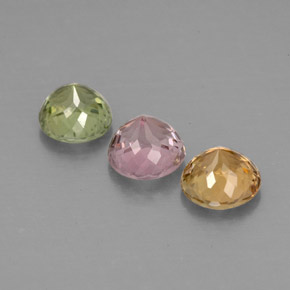 Achetez naturel ct multicolore tourmaline gems, coupe roude, en provenance mozambique chez gemselect. en stock, livraison internationale!