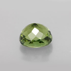 Tourmaline vert naturelle coupe ovale, 2,43 ct, VVS