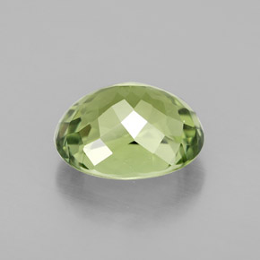 Tourmaline vert naturelle coupe ovale, 2,55 ct, VVS