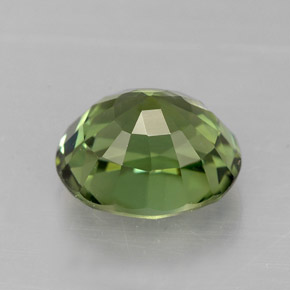 Tourmaline vert naturelle coupe ovale, 2,42 ct, VVS