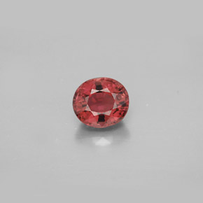 Tourmaline rose naturelle coupe ovale, 0,99 ct, VVS