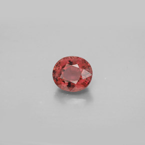 Tourmaline rose naturelle coupe ovale, 0,99 ct, VVS