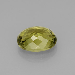 Tourmaline vert naturelle coupe ovale, 1,93 ct, IF