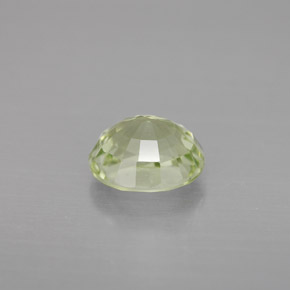 Tourmaline vert naturelle coupe ovale, 1,88 ct, VVS