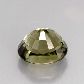 Tourmaline vert naturelle coupe ovale, 1,68 ct, VVS-VS
