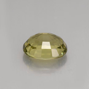 Tourmaline vert naturelle coupe ovale, 1,86 ct, VVS
