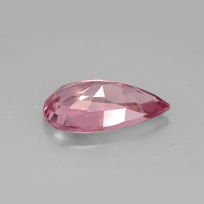 Tourmaline rose naturelle en forme de poire, 3,13 ct, VVS