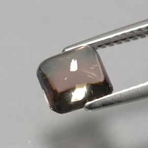 Tourmaline bicolore naturelle baguette, 1,73 ct, transparent