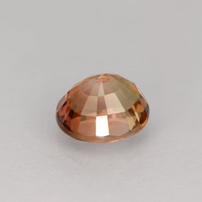Tourmaline multicolore naturelle coupe ovale, 1,02 ct, VVS