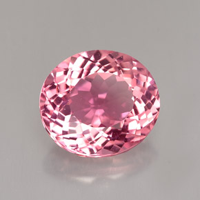 Tourmaline rose naturelle coupe ovale, 2,94 ct, VVS