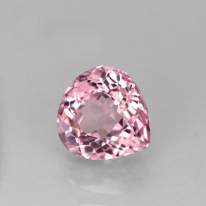Tourmaline rose naturelle en forme de poire, 1,61 ct, VVS