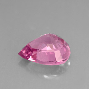 Tourmaline rose naturelle en forme de poire, 2,31 ct, VS