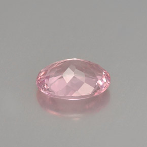 Tourmaline rose naturelle coupe ovale, 0,98 ct, VVS-VS