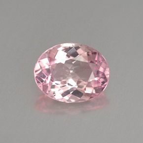 Tourmaline rose naturelle coupe ovale, 1,04 ct, VVS-VS