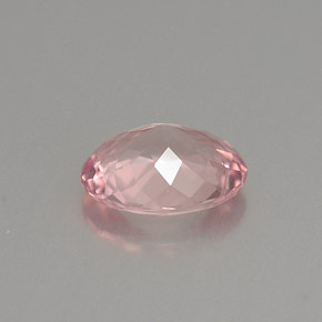 Tourmaline rose naturelle coupe ovale, 1,04 ct, VVS-VS