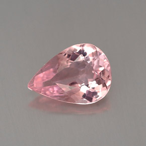 Tourmaline rose naturelle en forme de poire, 0,90 ct, VS