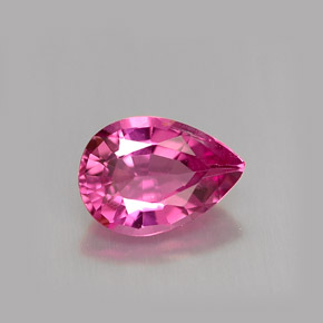 Tourmaline rose naturelle en forme de poire, 0,98 ct, VS