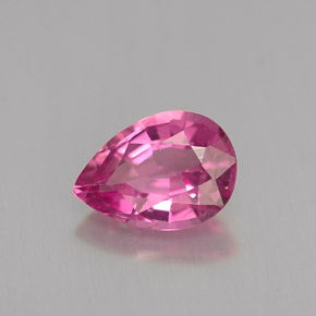 Tourmaline rose naturelle en forme de poire, 0,98 ct, VS
