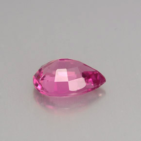 Tourmaline rose naturelle en forme de poire, 0,98 ct, VS