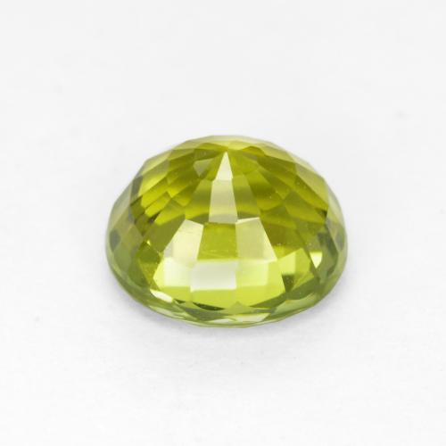 Tourmaline vert naturelle coupe ovale, 1,11 ct, VVS-VS