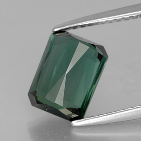 Tourmaline vert naturelle taille émeraude, 2,56 ct, VVS-VS