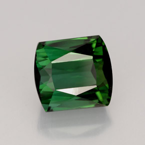 Tourmaline vert naturelle forme fantaisie, 3,57 ct, VVS
